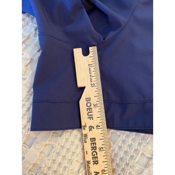 Apana  Womens Navy Shorts Size Medium Elastic Waist Pockets Athleticwear Sporty - Picture 5 of 9